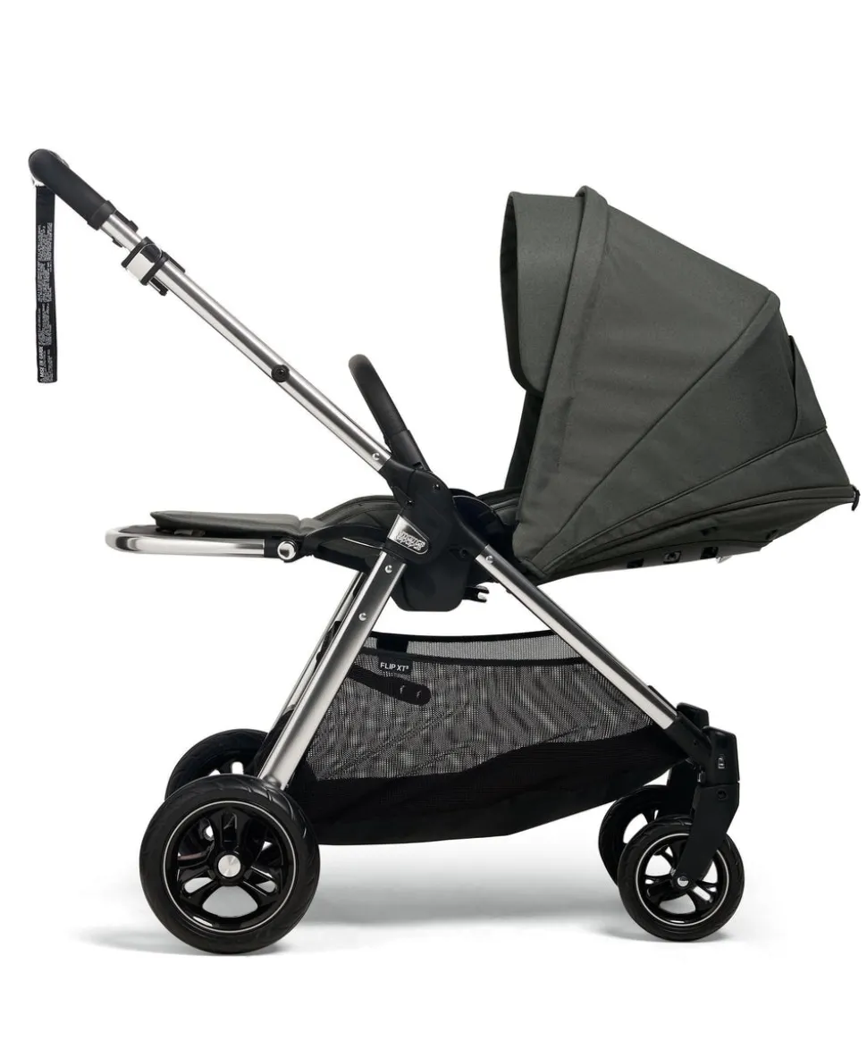 Flip XT³ Pushchair Bundle with Cybex Aton B2 Car Seat (7 Pieces) - Harbour Grey