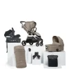 Flip XT³ Pushchair Bundle with Cybex Aton B2 i-Size Car Seat & Base (7 Pieces) - Fawn