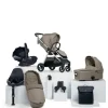 Flip XT³ Pushchair Bundle with Cybex Cloud T i-Size Baby Car Seat (8 Pieces) - Fawn