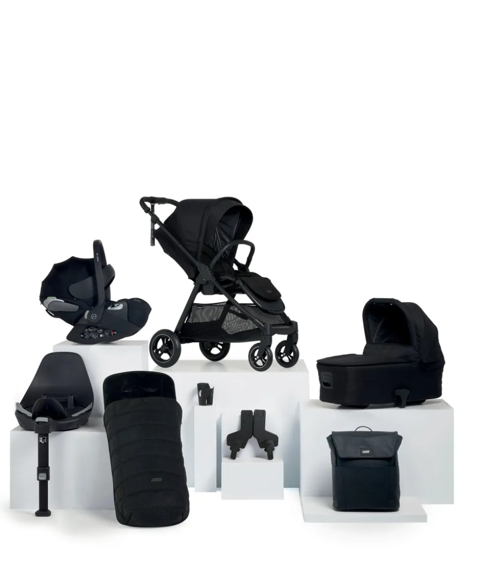 Flip XT³ Pushchair Complete Bundle with Cybex Cloud T Car Seat & Base (8 Pieces) - Ink