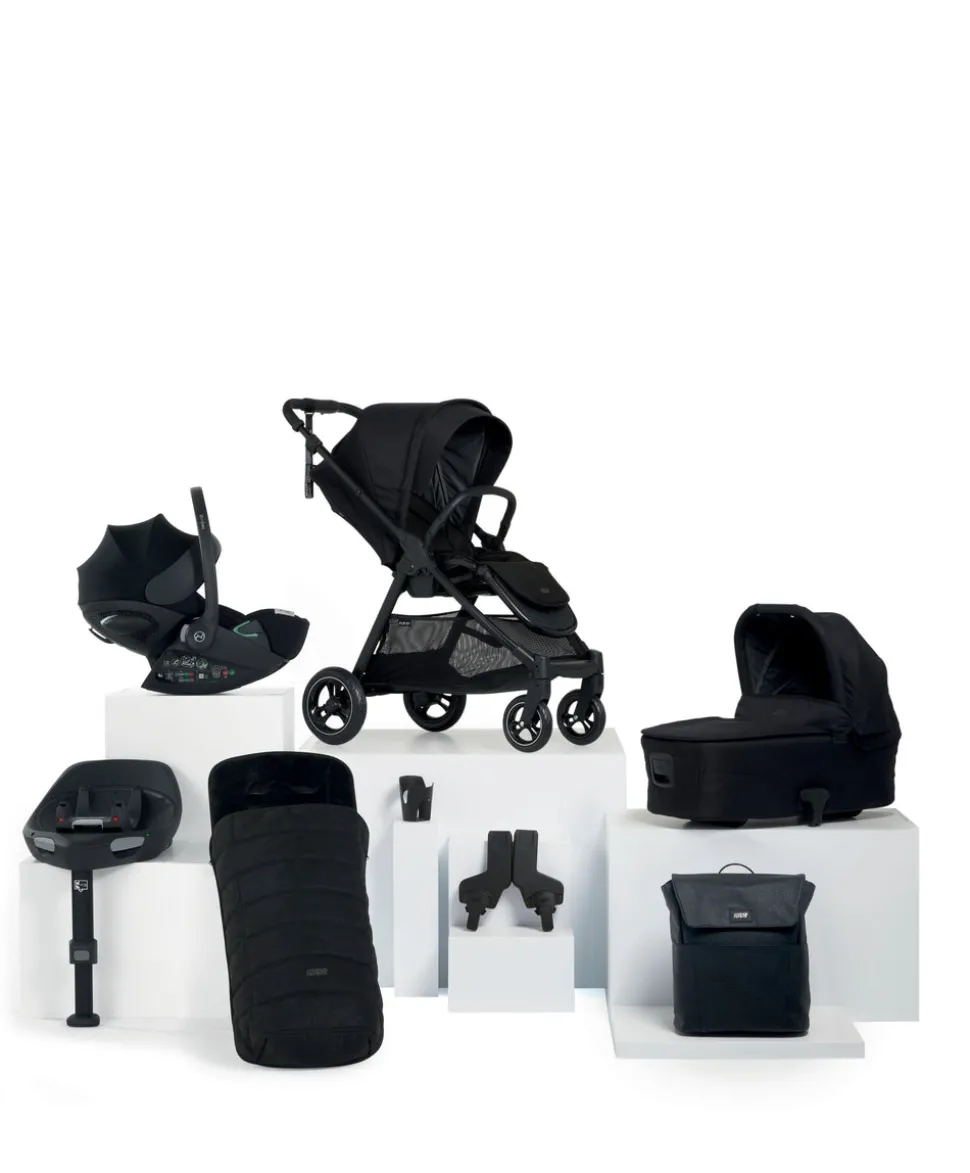 Flip XT³ Pushchair Complete Bundle with Cybex Cloud G Car Seat & Base (8 Pieces) - Ink