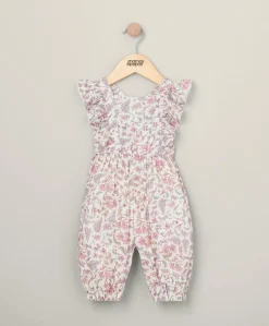 Floral Dungarees