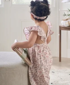 Floral Dungarees