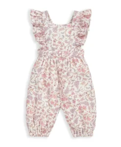 Floral Dungarees