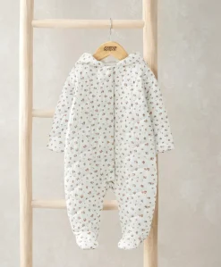 Floral Quilted Pramsuit