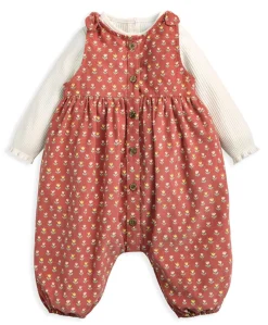 Floral Romper & Bodysuit Set (2 Pieces)