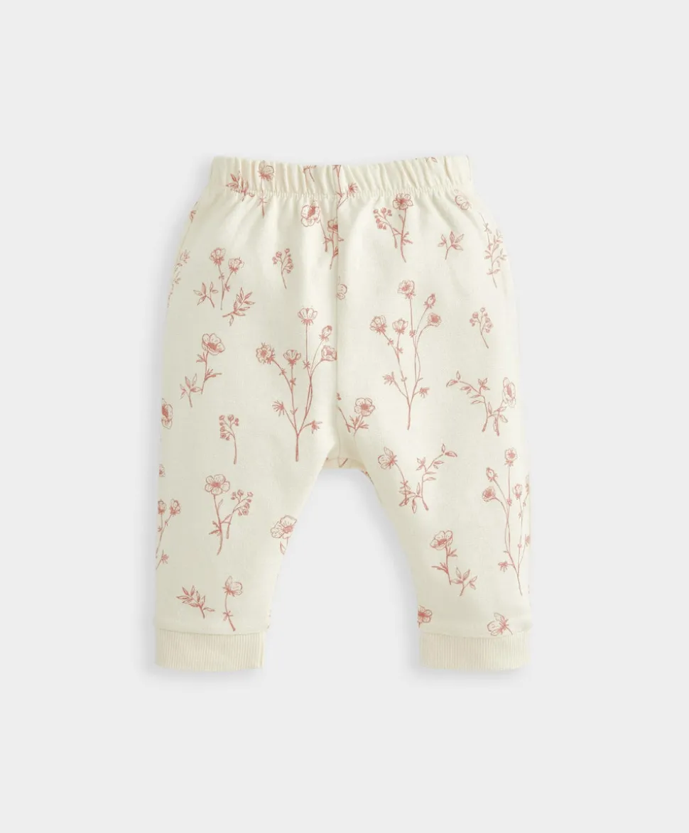 Floral Sweatshirt & Leggings Set