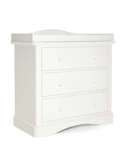 Flyn 3 Piece Cotbed Range with Dresser Changer & Wardrobe - White