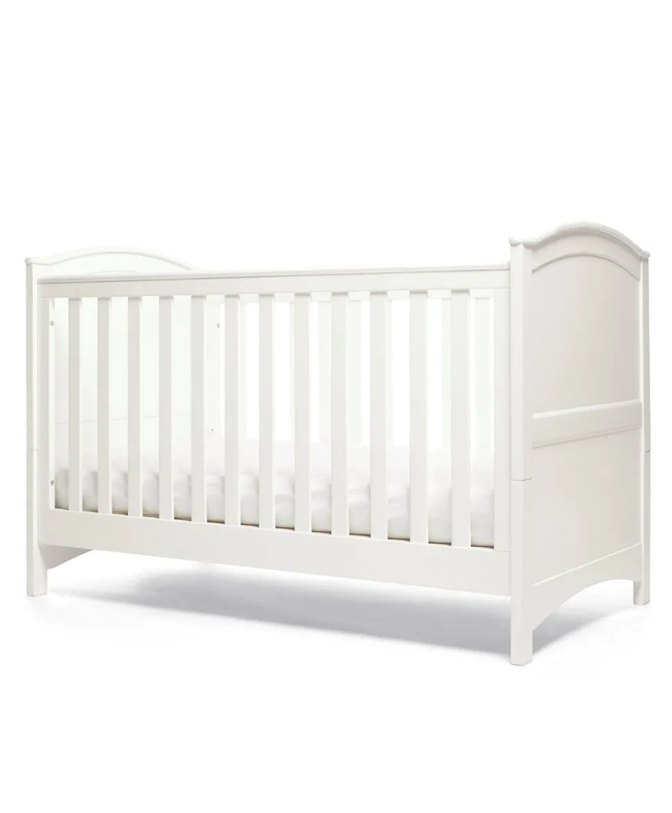 Flyn 3 Piece Cotbed Range with Dresser Changer & Wardrobe - White