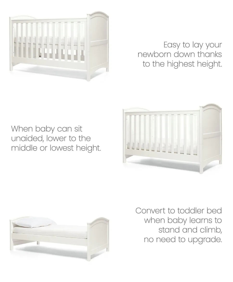 Flyn Cotbed - White
