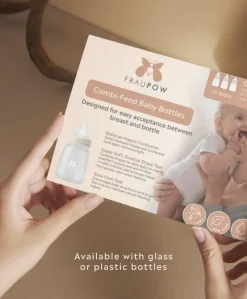 Fraupow Combi-Feed Baby Bottles - (Pack of 3)