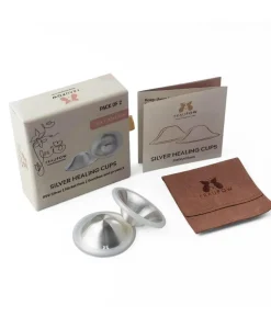 Fraupow Silver Nipple Shield Healing Cups - Size 2
