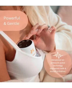 Fraupow Wearable Breast Pump & Breast Milk Storage Bags Bundle