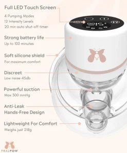 Fraupow Wearable Breast Pump