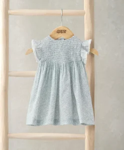 Frill Sleeve Dress - Floral Print