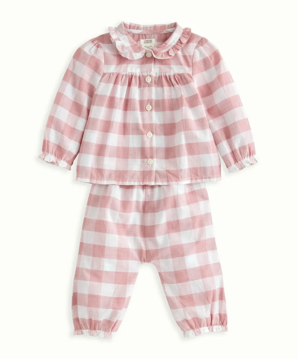 Gingham Pyjamas - Pink Checks