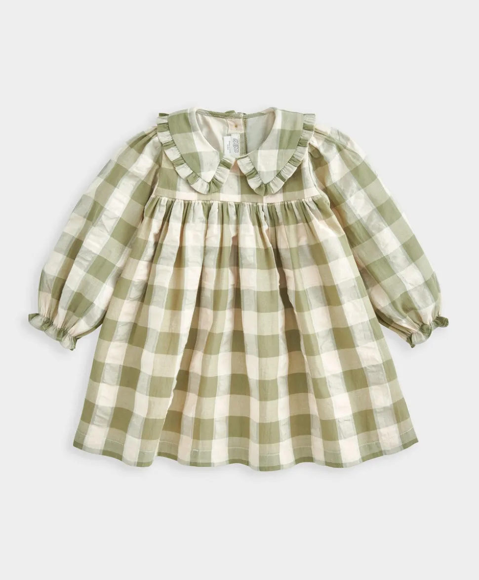 Gingham Shirt Dress