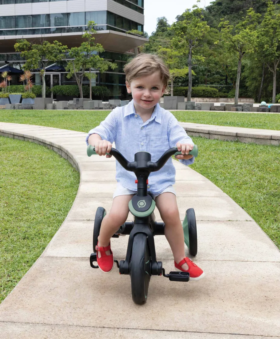 Globber Explorer Foldable 4-in-1 Trike - Olive