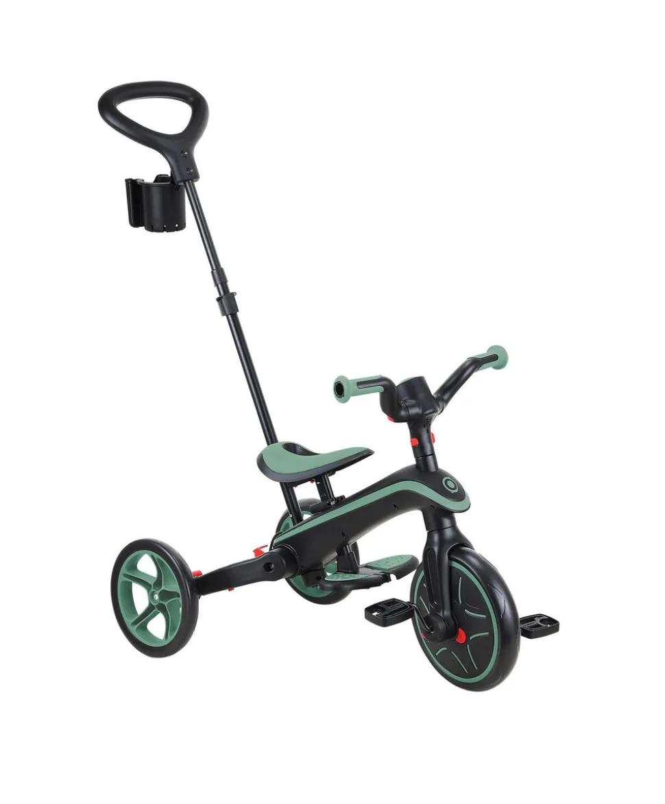 Globber Explorer Foldable 4-in-1 Trike - Olive