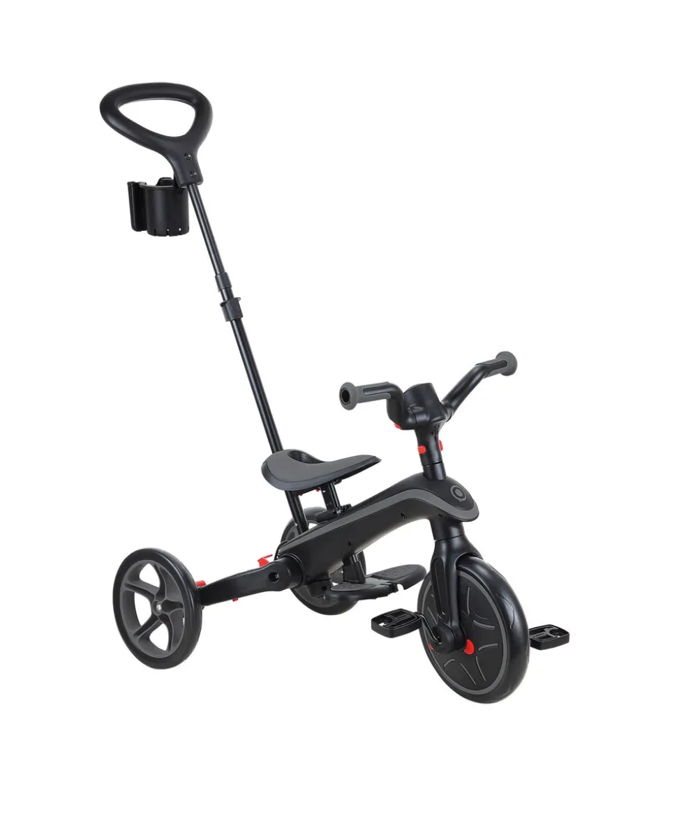 Globber Explorer Trike Foldable 4 in 1 - Black