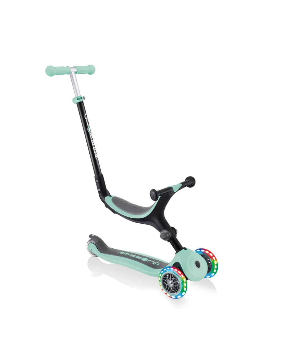 Globber Go Up Foldable Lights Scooter - Mint