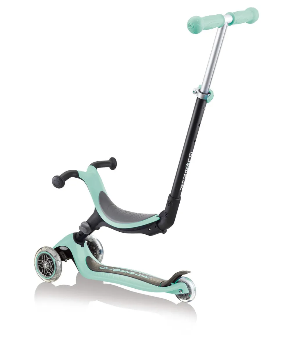 Globber Go Up Foldable Lights Scooter - Mint