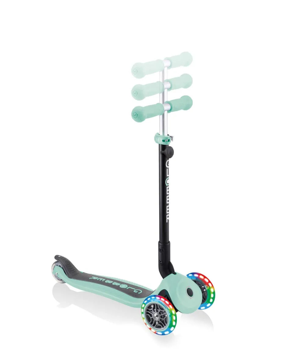 Globber Go Up Foldable Lights Scooter - Mint