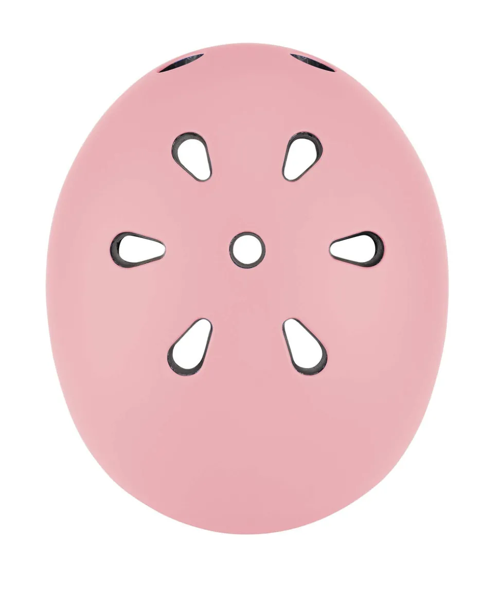 Globber GO-UP Lights Helmet - Pastel Pink