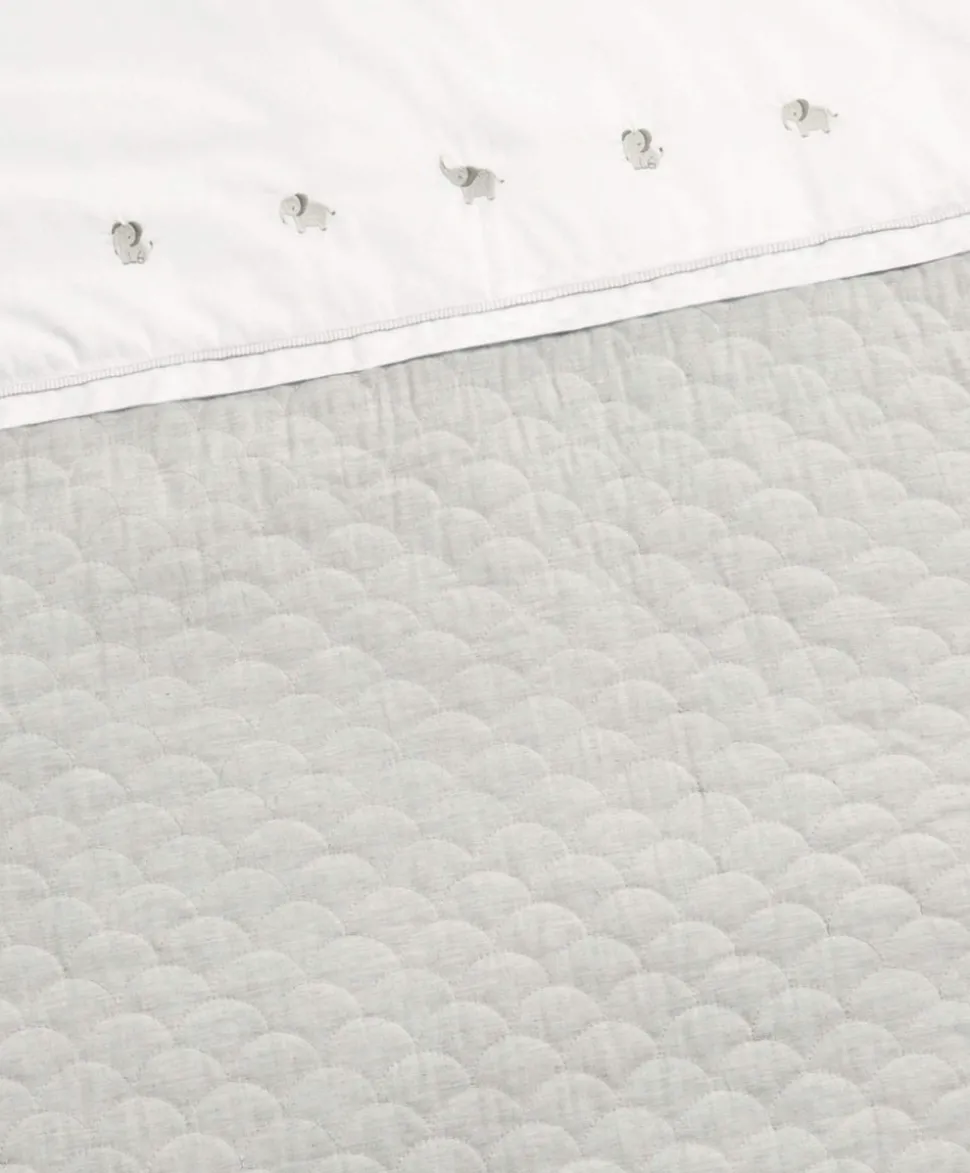 Grey Quilt (2.5 Tog) - Welcome to the World Elephant