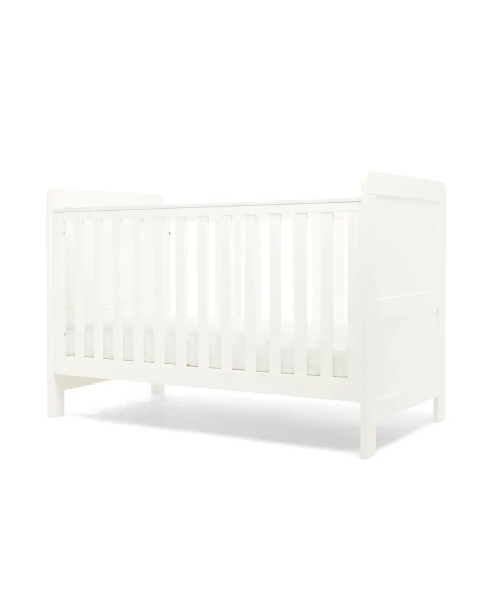 Hampden 3 Piece Cotbed Range with Dresser Changer & Wardrobe - White