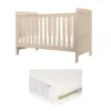 Hampden Cotbed & Premium Pocket Spring Cotbed Mattress Bundle - Cashmere