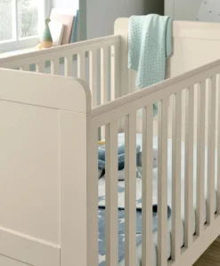 Hampden Cotbed & Premium Pocket Spring Cotbed Mattress Bundle - Cashmere