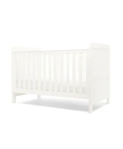 Hampden Cotbed & Premium Pocket Spring Cotbed Mattress Bundle - White