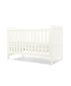 Hampden Nursery Bundle with Lua Bedside Crib (6 Piece) – White