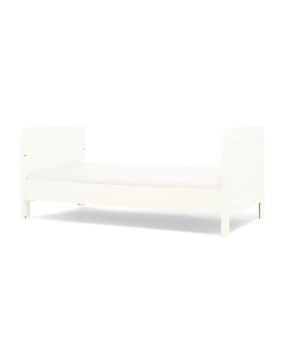 Hampden Nursery Bundle with Lua Bedside Crib (6 Piece) – White