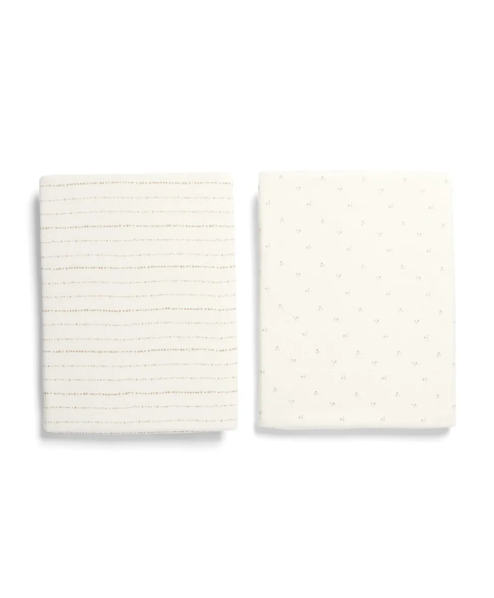 Hampden Nursery Bundle with Lua Bedside Crib (6 Piece) – Cashmere