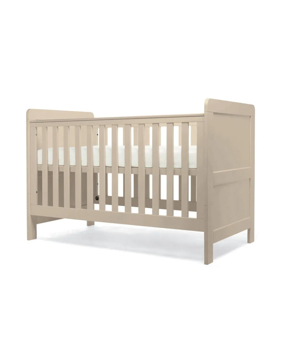 Hampden Nursery Bundle with Lua Bedside Crib (6 Piece) – Cashmere