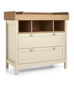 Harwell 2 Piece Convertible Cot Set with Dresser Changer - Cashmere