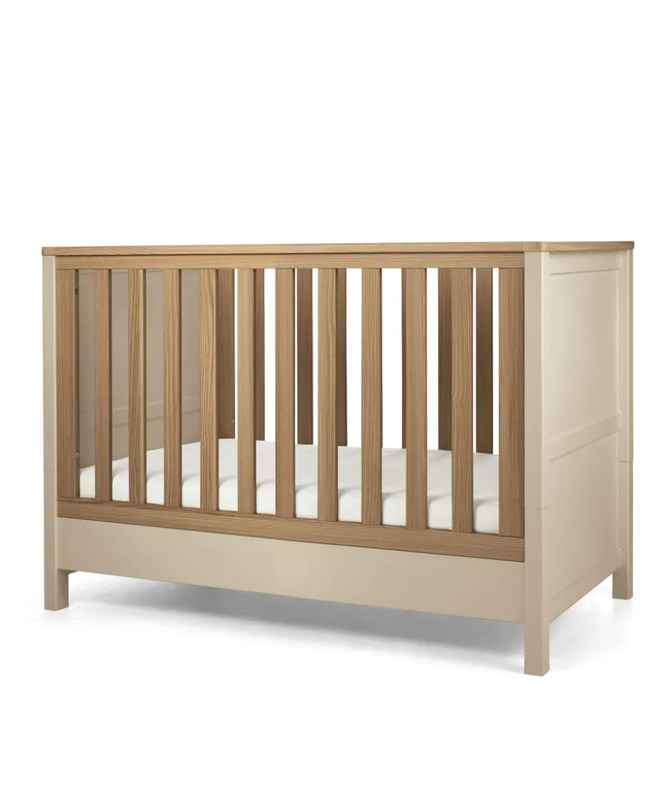 Harwell 3 Piece Convertible Cot Range with Dresser Changer & Wardrobe - Cashmere