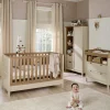 Harwell 3 Piece Cotbed Range with Dresser Changer & Wardrobe - Cashmere