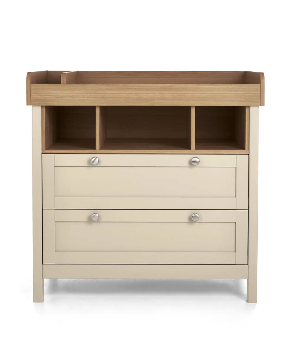 Harwell 2 Piece Cotbed Set with Dresser Changer - Cashmere