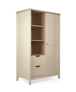 Harwell 2 Piece Cotbed Set with Wardrobe - Cashmere