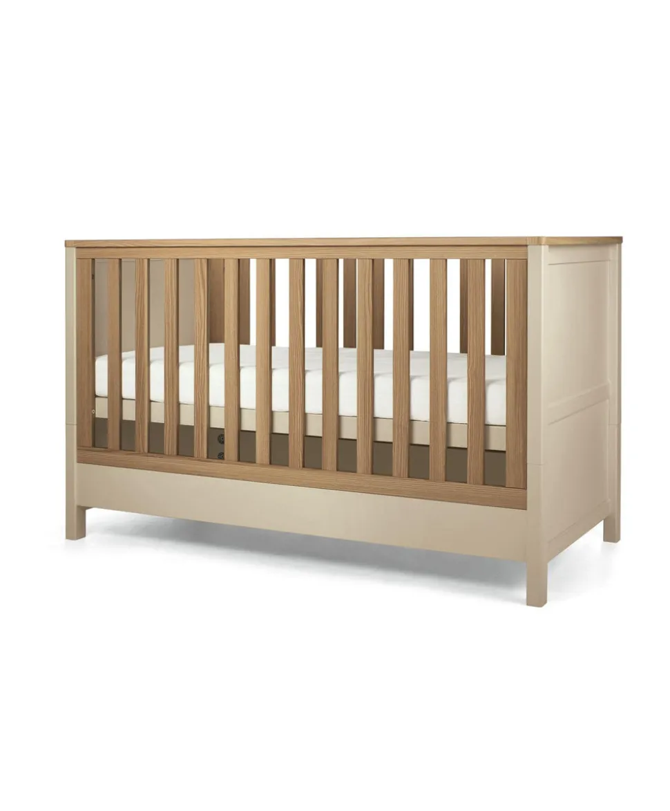 Harwell 2 Piece Cotbed Set with Wardrobe - Cashmere