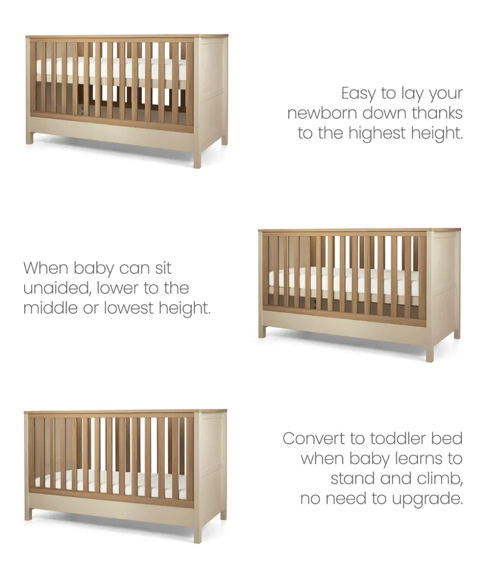 Harwell Cotbed - Cashmere
