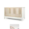 Harwell Cotbed & Luxury Hybrid Twin Mattress Bundle - White