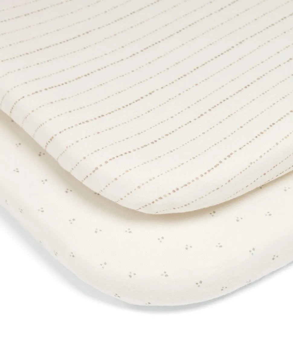 Harwell Nursery Bundle with Lua Bedside Crib (6 Piece) – Cashmere