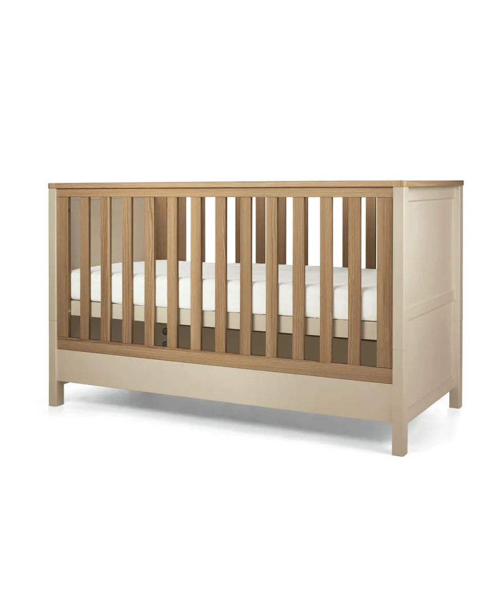 Harwell Nursery Bundle with Lua Bedside Crib (6 Piece) – Cashmere