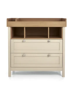 Harwell Nursery Bundle with Lua Bedside Crib (6 Piece) – Cashmere