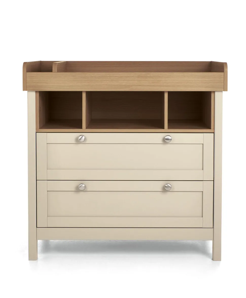 Harwell Nursery Bundle with Lua Bedside Crib (6 Piece) – Cashmere