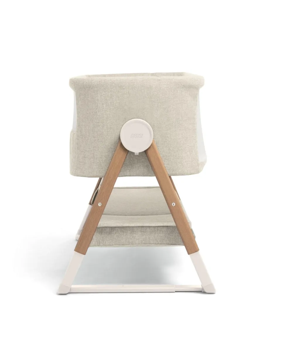 Harwell Nursery Bundle with Lua Bedside Crib (6 Piece) – White